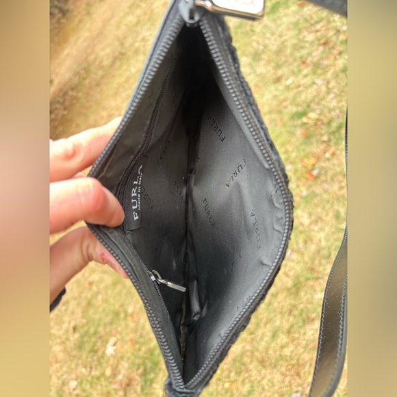 Furla Persian Lamb Fur Leather Shoulder Bag - Picture 8 of 17